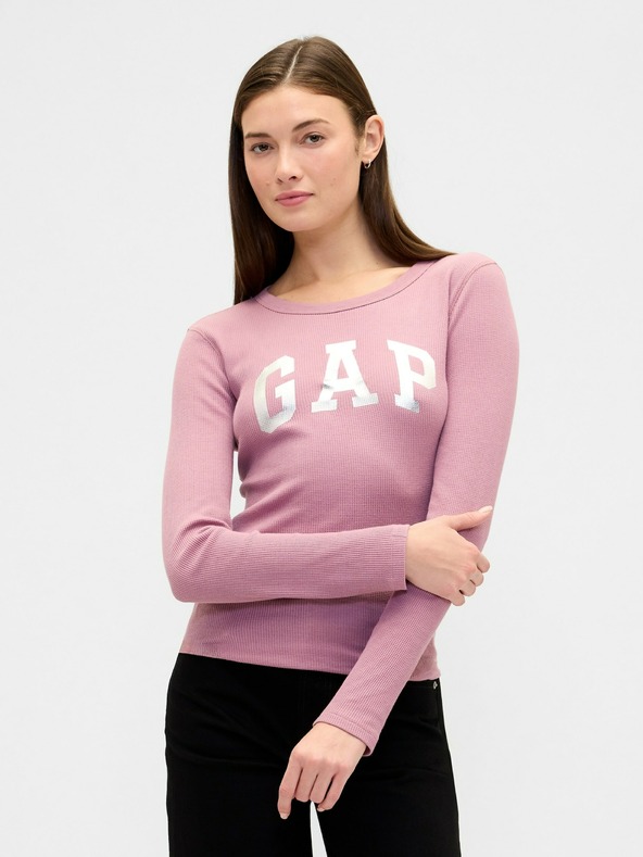 GAP Тениска с гофрирана шарка GAP