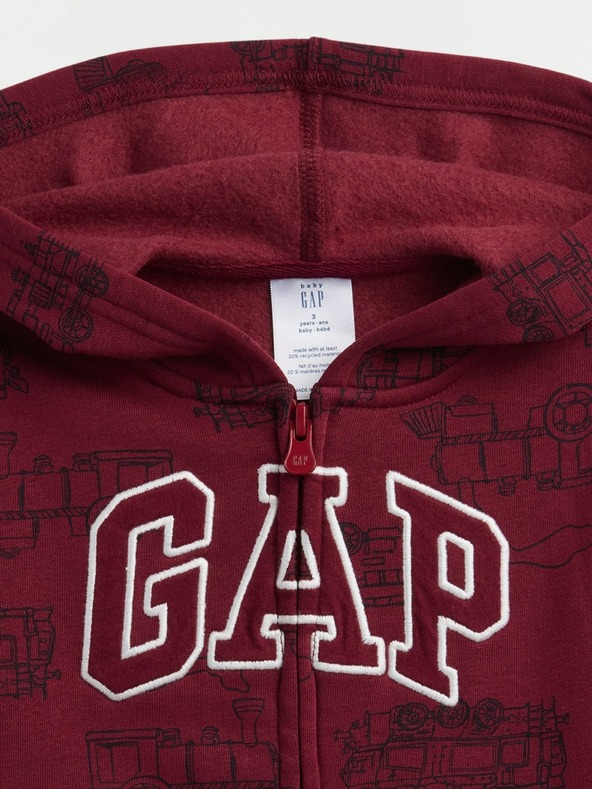 GAP Бебешки суитшърт с логото на GAP