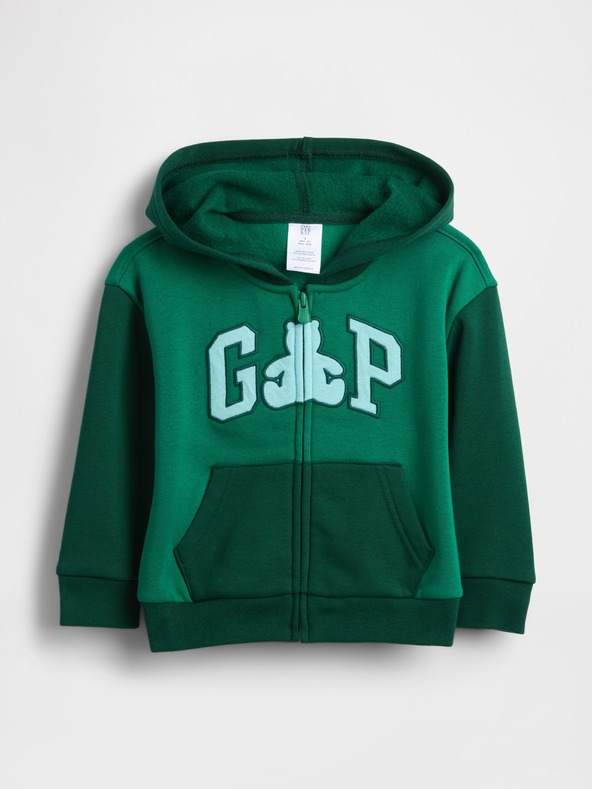 GAP Бебешки суитшърт с логото на GAP