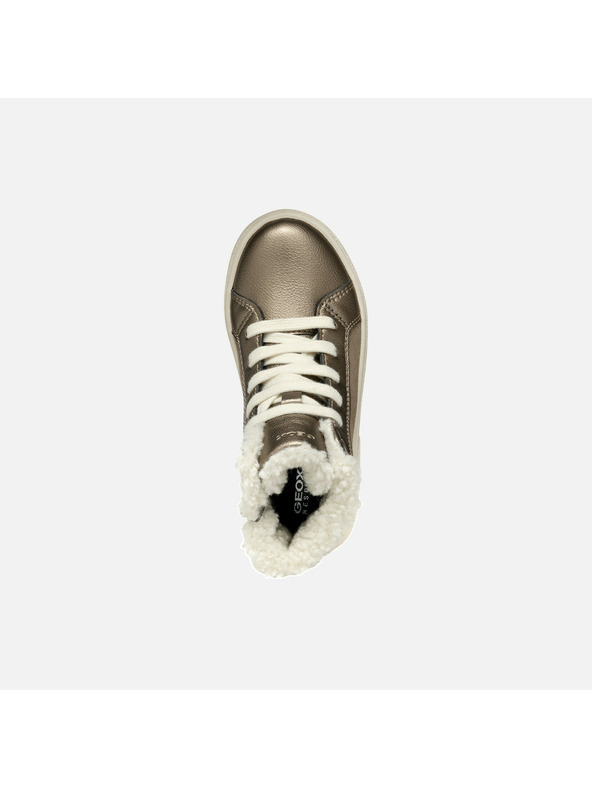 Geox Бежова момичешка членкова обувка Geox Theleven Girl B AB