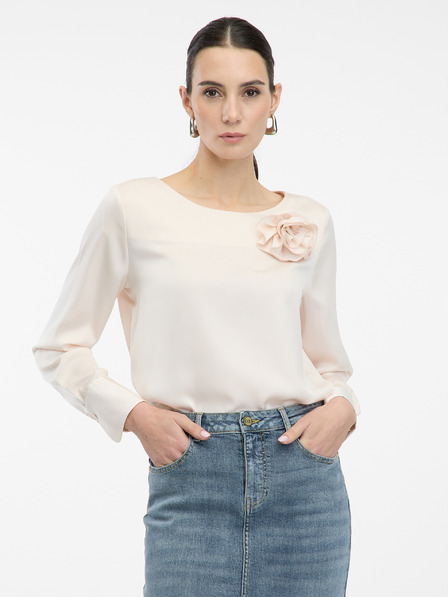 Orsay Светлорозова дамска блуза с апликация ORSAY
