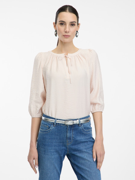 Orsay Светлорозова дамска блуза с 3/4 ръкав ORSAY