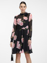 Orsay Черна дамска флорална рокля до коляното ORSAY