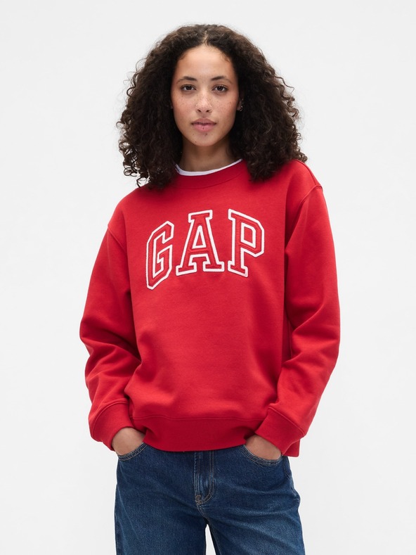 GAP Памучна тениска с логото на Gap