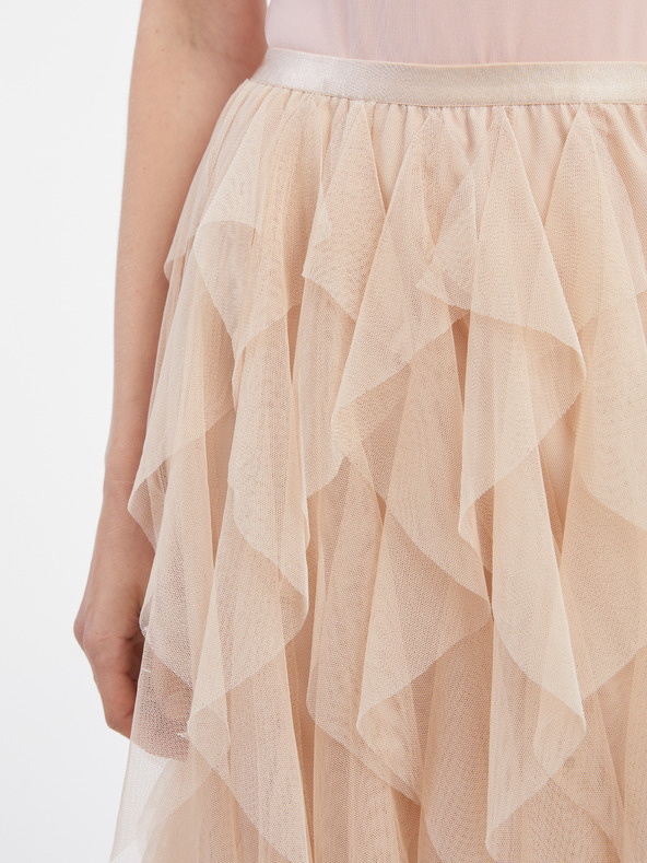 Orsay Бежова дамска миди пола ORSAY