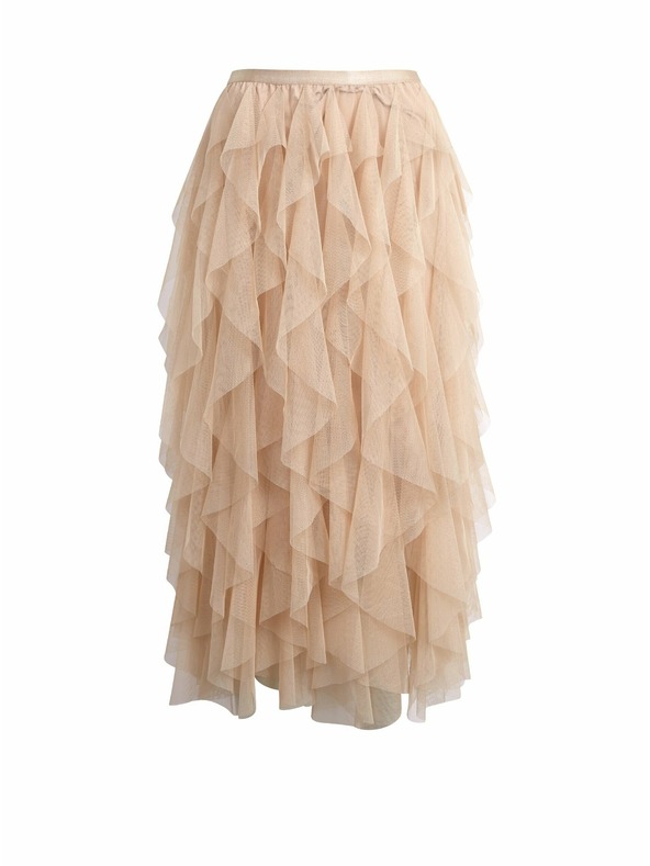 Orsay Бежова дамска миди пола ORSAY