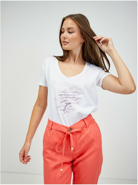 Orsay Бяла тениска ORSAY