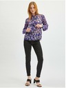 Orsay Лилава дамска блуза на цветя ORSAY