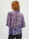 Orsay Лилава дамска блуза на цветя ORSAY