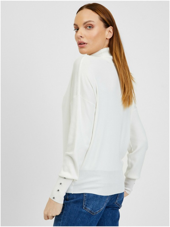 Orsay Бял дамски пуловер ORSAY