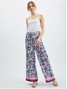 Orsay Светлосин дамски панталон на цветя ORSAY