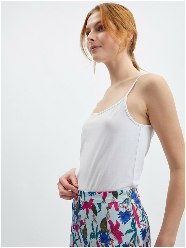 Orsay Светлосин дамски панталон на цветя ORSAY