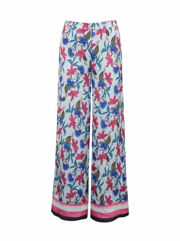 Orsay Светлосин дамски панталон на цветя ORSAY