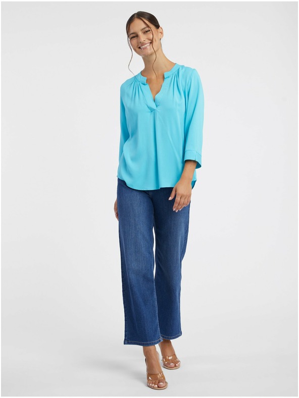 Orsay Тюркоазена дамска блуза ORSAY