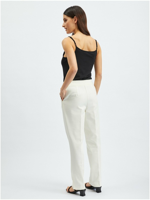 Orsay Бял дамски панталон ORSAY