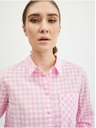Orsay Светлорозова дамска карирана риза ORSAY