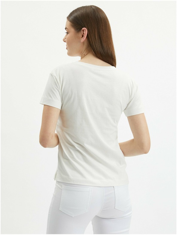 Orsay Кремава дамска тениска ORSAY