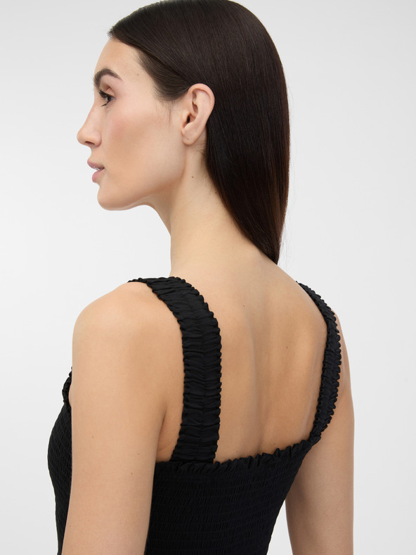 Orsay Черна дамска макси рокля ORSAY