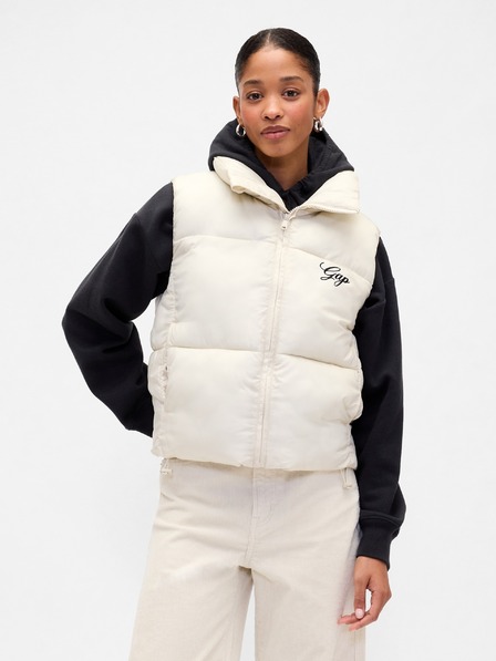 GAP Подплатена водоустойчива жилетка Logo PrimaLoft® GAP