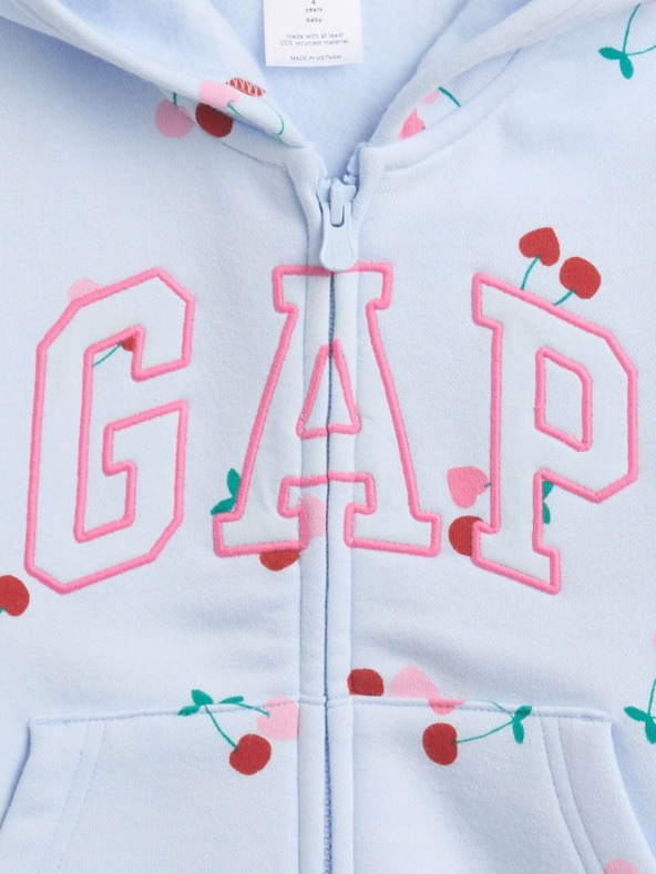 GAP Бебешки суитшърт с логото на GAP