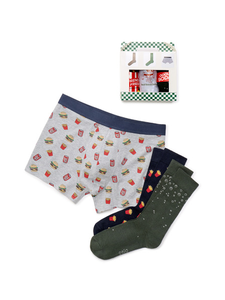 Celio Подаръчен комплект бельо Бързо хранене