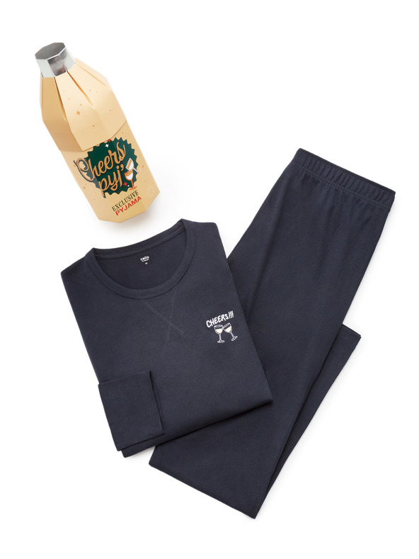 Celio Пижама в коледна опаковка Шампанско