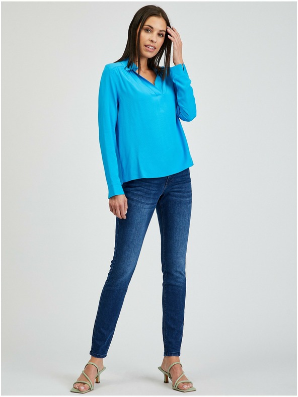 Orsay Синя дамска блуза ORSAY