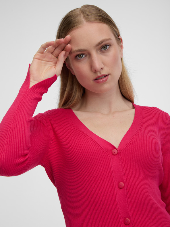 Orsay Тъмно-розова дамска жилетка ORSAY