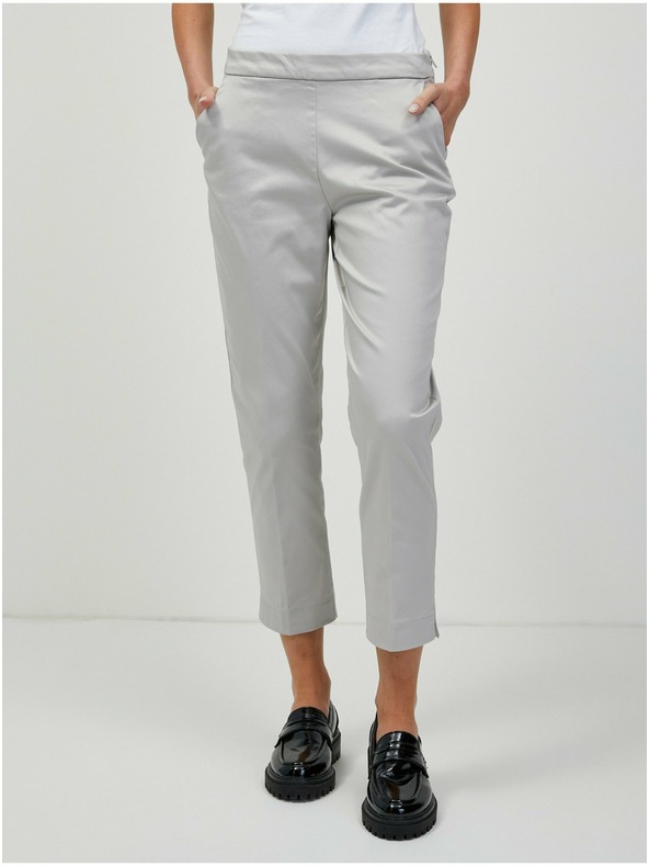 Orsay Светлосив къс панталон ORSAY