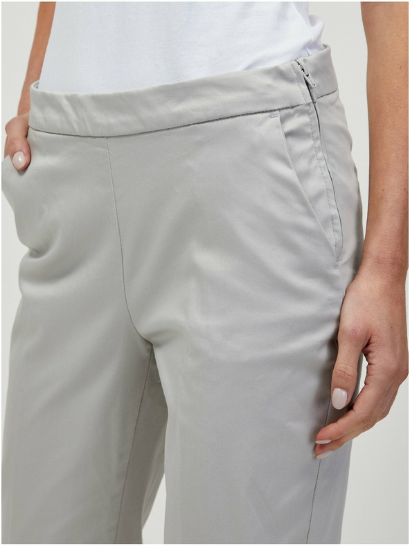 Orsay Светлосив къс панталон ORSAY