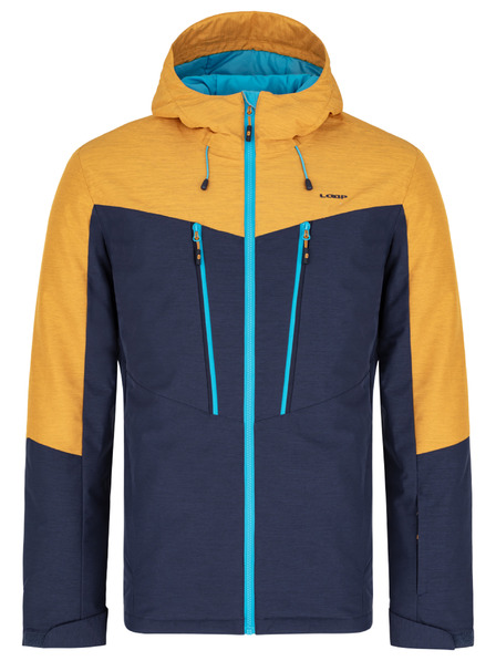 Loap Синьо и жълто мъжко ски яке LOAP Lawrence