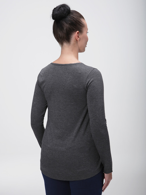 Loap Черна дамска тениска LOAP Bavaxa