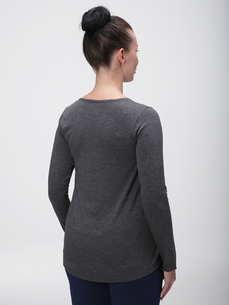 Loap Черна дамска тениска LOAP Bavaxa