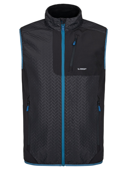 Loap Мъжка черна жилетка LOAP Urkel