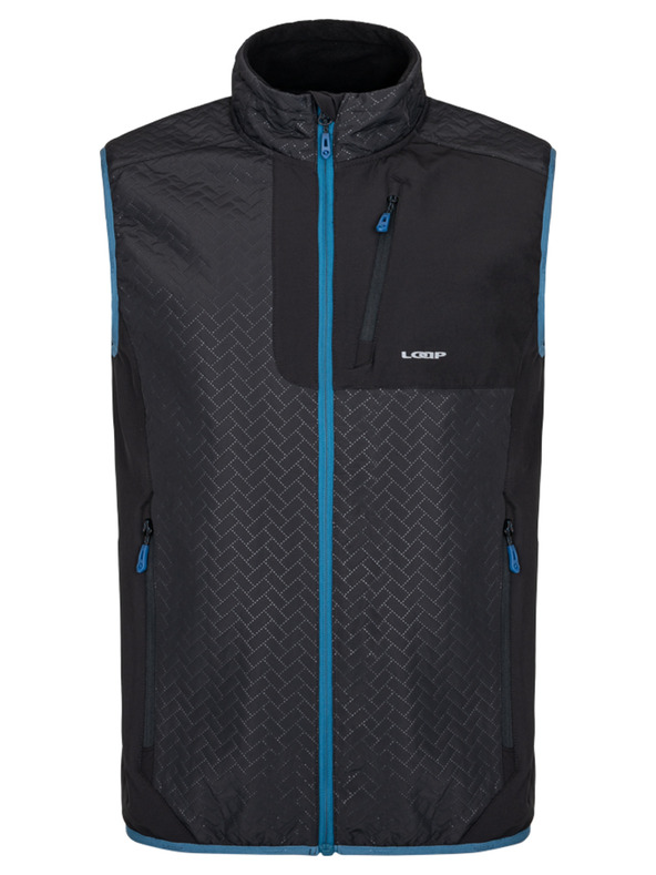 Loap Мъжка черна жилетка LOAP Urkel