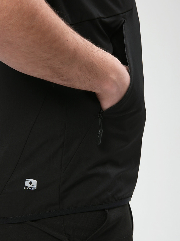 Loap Мъжка черна жилетка LOAP Urylon