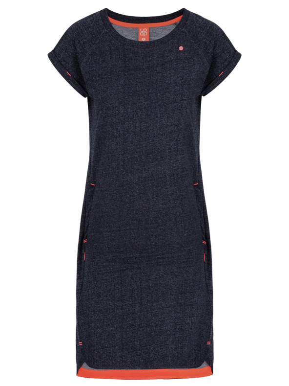 Loap Тъмно синя дамска рокля LOAP Edgy