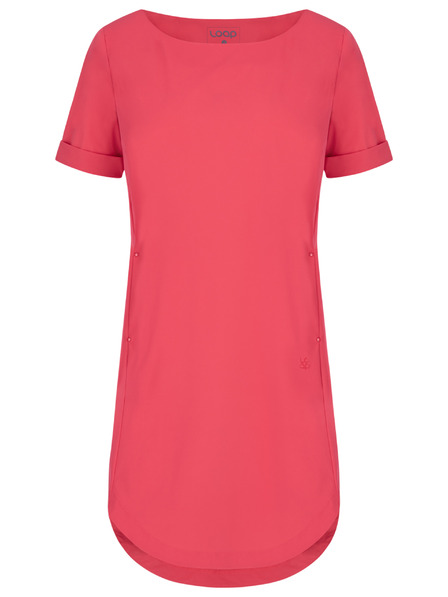 Loap Тъмнорозова дамска рокля LOAP Ubakala