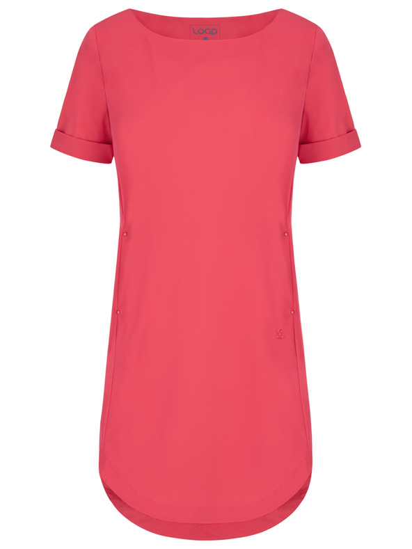 Loap Тъмнорозова дамска рокля LOAP Ubakala