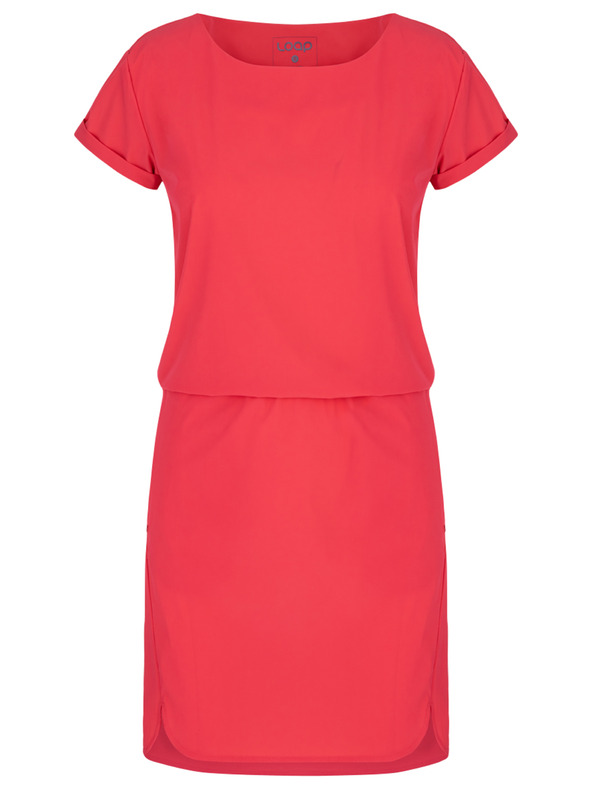 Loap Тъмнорозова лятна дамска рокля LOAP UBULINA