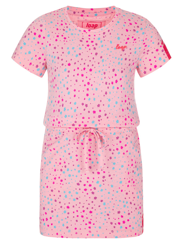 Loap Розова рокля за момичета с шарки LOAP BESNA