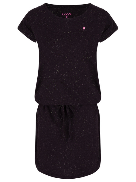 Loap Тъмносиня дамска лятна рокля LOAP BURGET