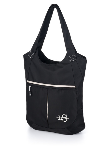 Loap Бяло-черна дамска чанта LOAP Binny