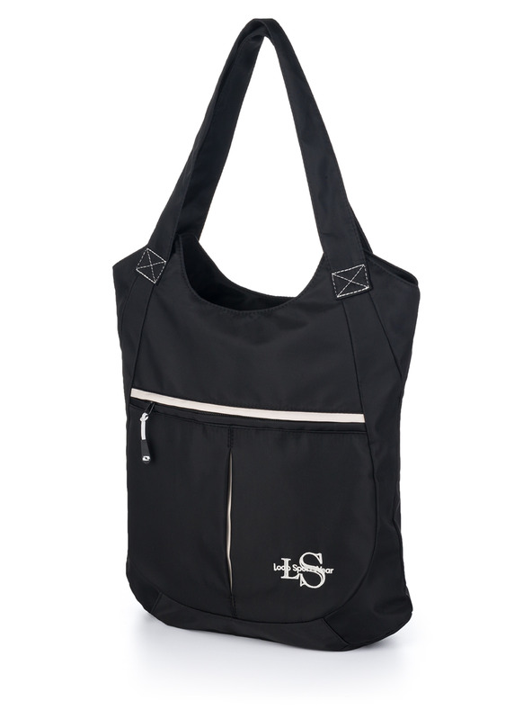 Loap Бяло-черна дамска чанта LOAP Binny