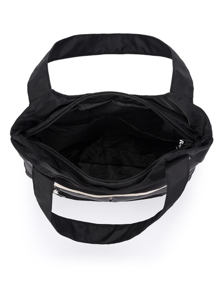 Loap Бяло-черна дамска чанта LOAP Binny