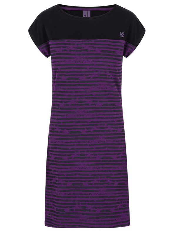 Loap Дамска черно-лилава рокля LOAP Abyss