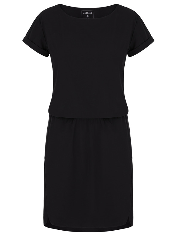 Loap Черна дамска рокля LOAP Ubulina