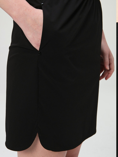 Loap Черна дамска рокля LOAP Ubulina