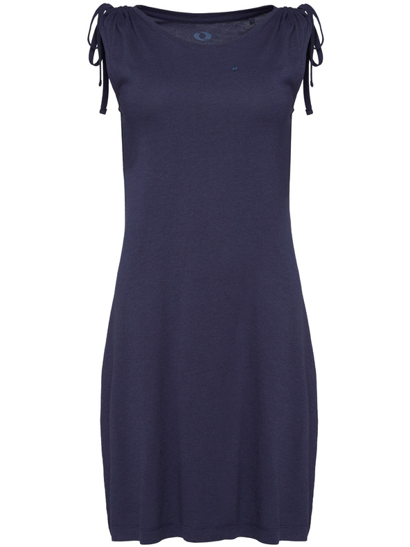 Loap Дамска рокля LOAP ASANURA Тъмно синя