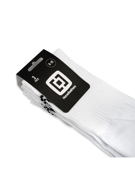 Horsefeathers Delete Premium дамски чорапи 3Pack - бели размер 8 - 10 HORSEFEATHERS